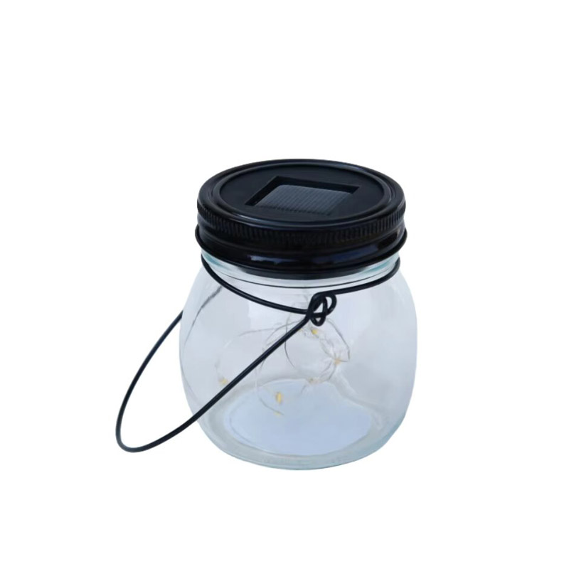 Wholesale Waterproof Solar Powered Garden Decoration Lights Glass Bottle Decorative Mason Jar Lights